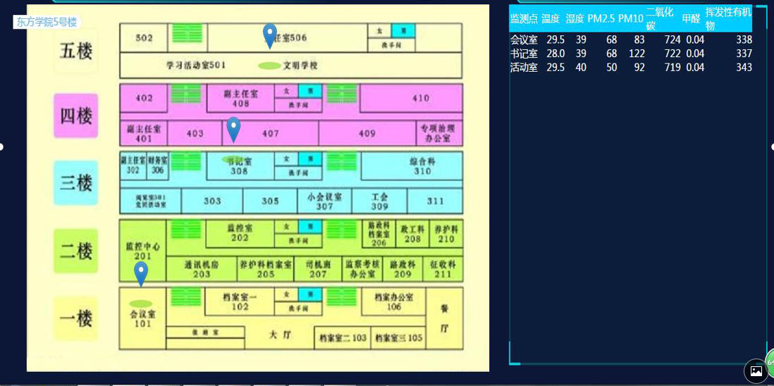 学校控电系统平面图